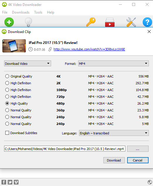 Raton Download - Desde 2007: 4K Video Downloader 4.14.0.4010 x64