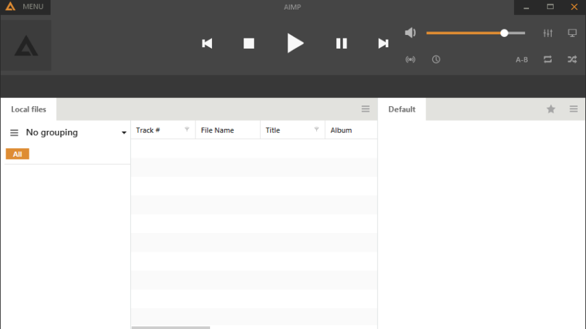 AIMP Screenshot 1