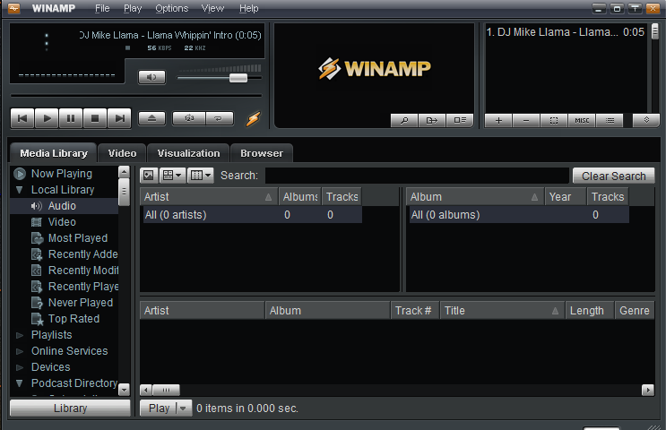 Winamp Screenshot 1