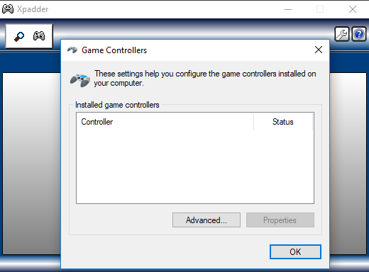 Xpadder Screenshot for Windows11