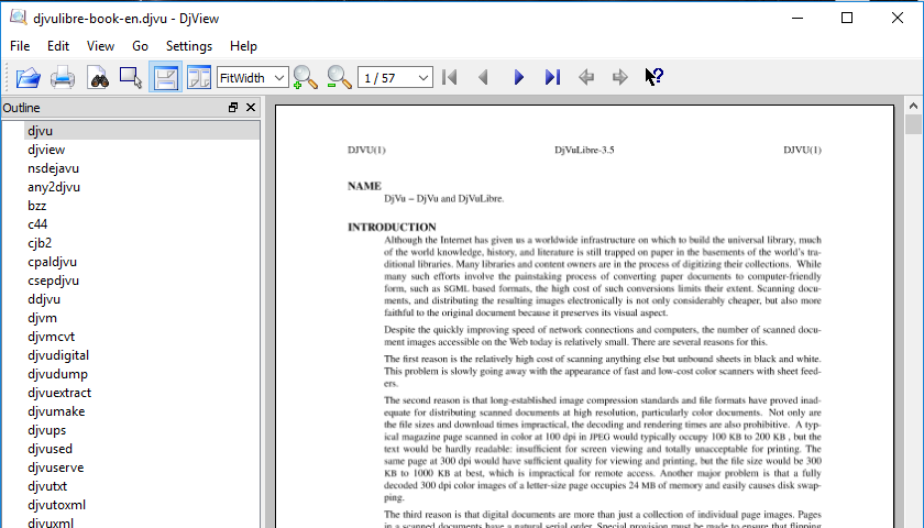 DjVu Viewer Screenshot 1