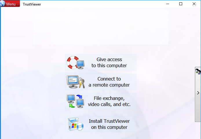 TrustViewer Screenshot 1
