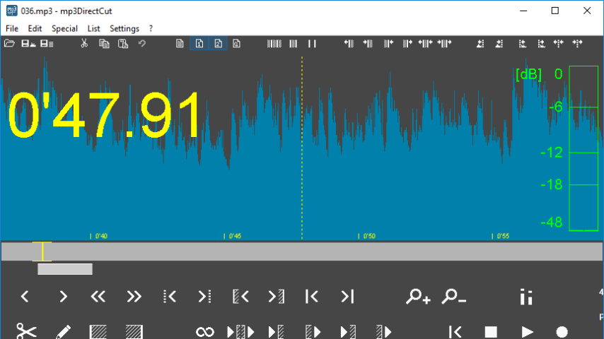mp3DirectCut Screenshot 1