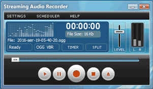 AbyssMedia Streaming Audio Recorder Screenshot