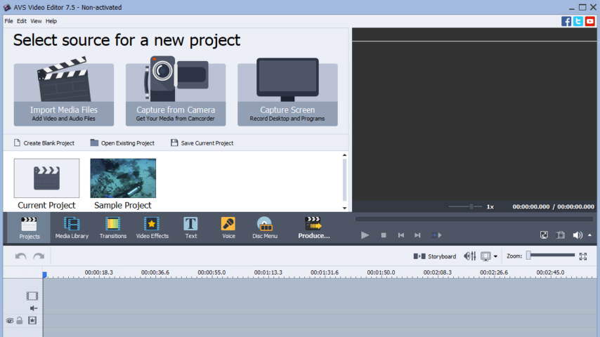 AVS Video Editor Screenshot 1
