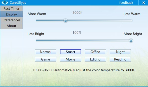 CareUEyes Screenshot for Windows11