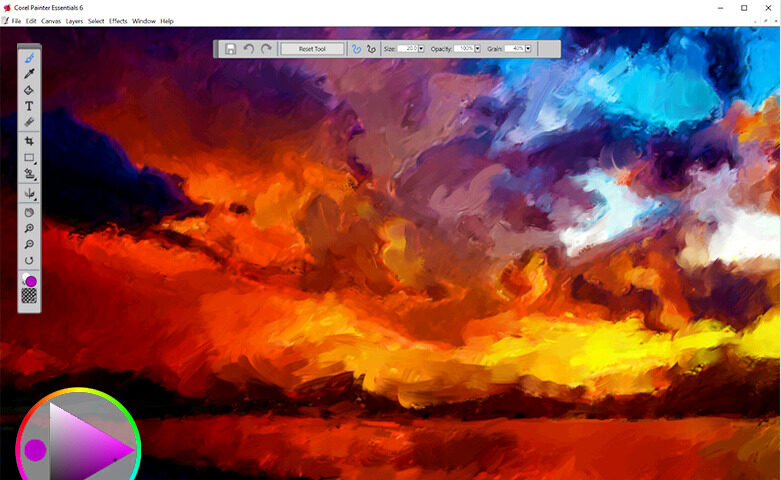 Corel Painter Essentials Screenshot