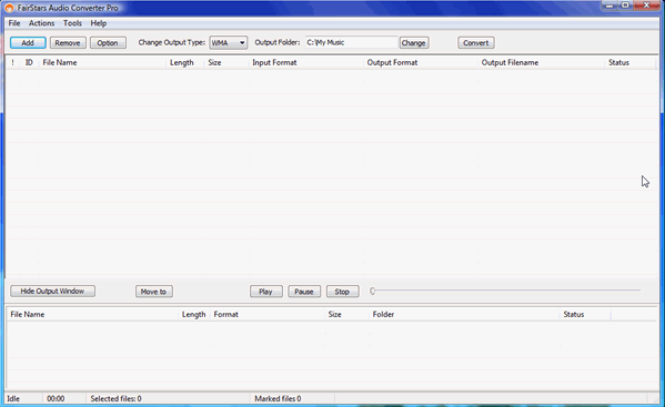 FairStars Audio Converter Pro Screenshot for Windows11