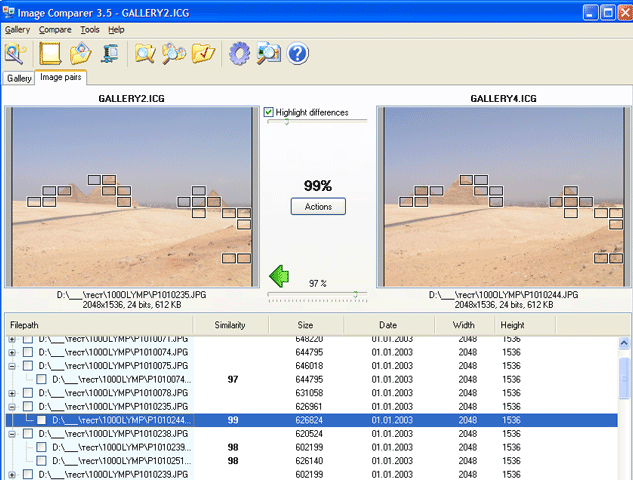 Image Comparer Screenshot