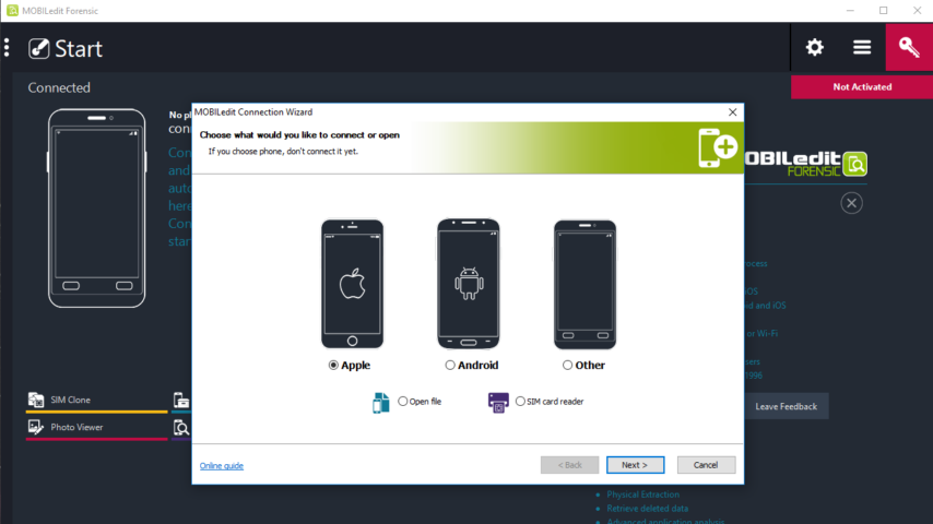 MOBILedit Forensic Screenshot 1 MOBILedit Forensic Review