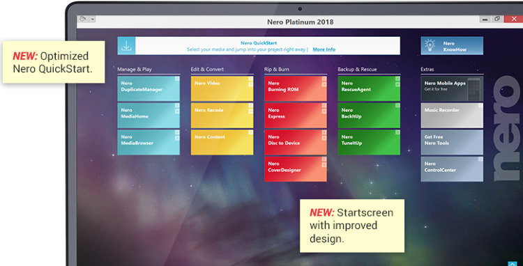 Nero Platinum Screenshot