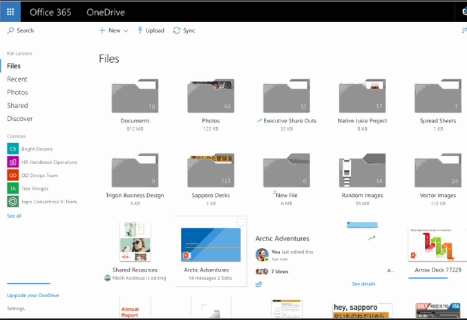 OneDrive Screenshot