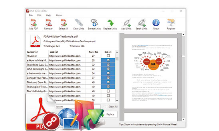 PDF Link Editor Screenshot for Windows11