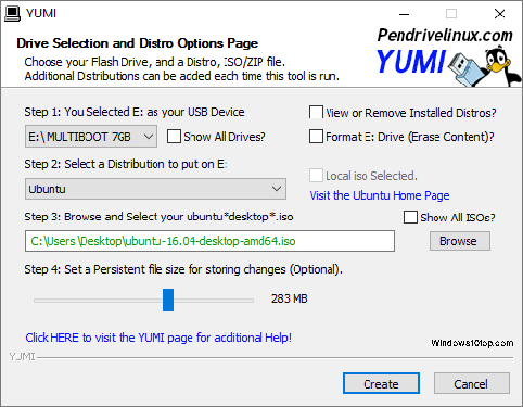 YUMI Screenshot for Windows11