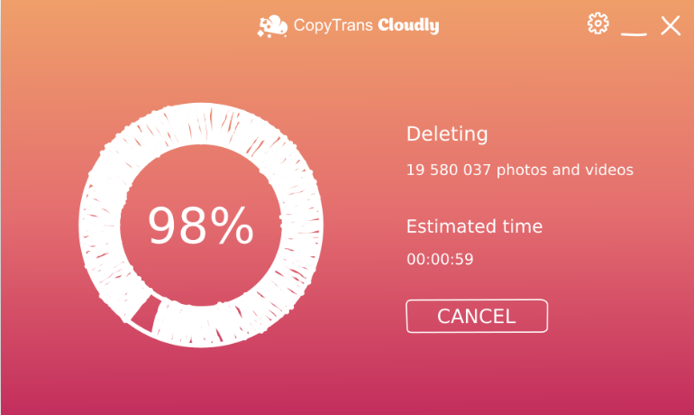 CopyTrans Cloudly Screenshot