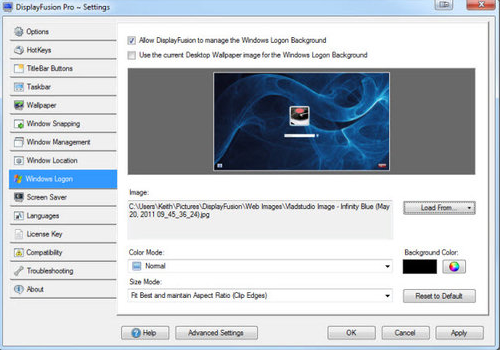 DisplayFusion Screenshot for Windows11
