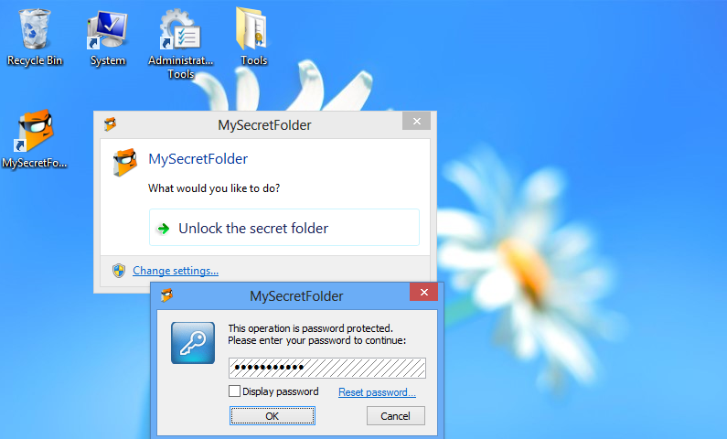 MySecretFolder Screenshot