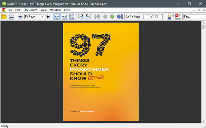Slim PDF Reader Screenshot 1 Slim PDF Reader Screenshot
