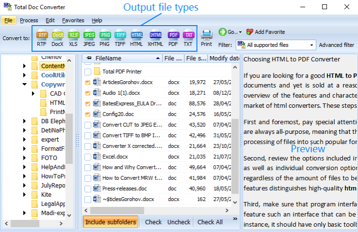 Total Doc Converter screenshot