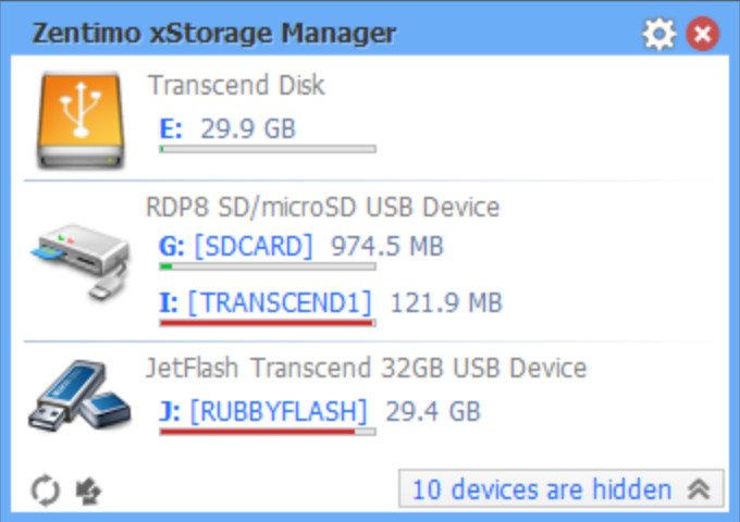 Zentimo xStorage Manager Screenshot 1