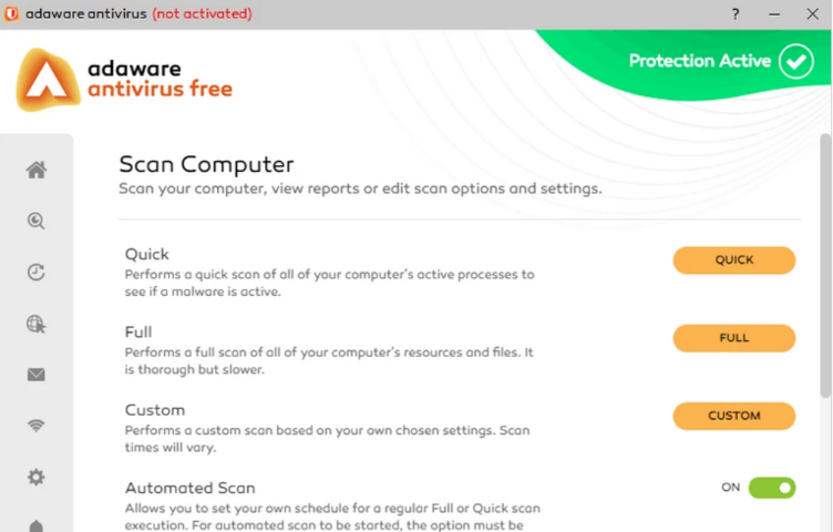 Adaware Antivirus Free Screenshot