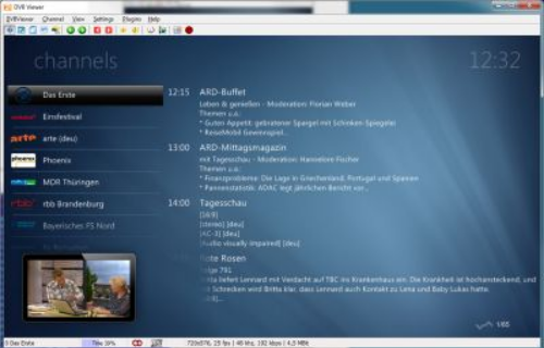 DVBViewer Screenshot