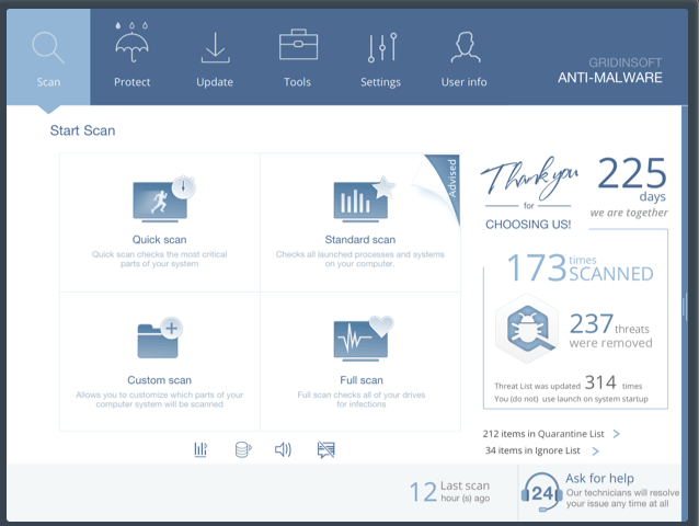 GridinSoft Anti-Malware Screenshot 1
