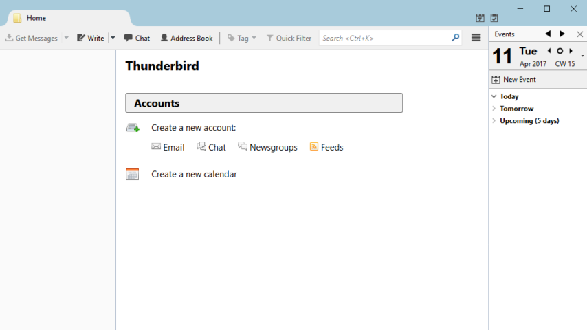 Mozilla Thunderbird Screenshot 1