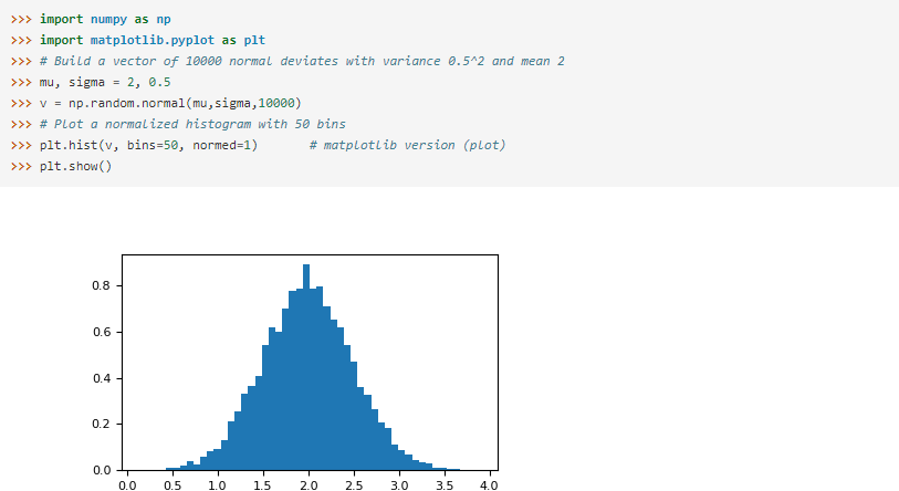 NumPy Screenshot