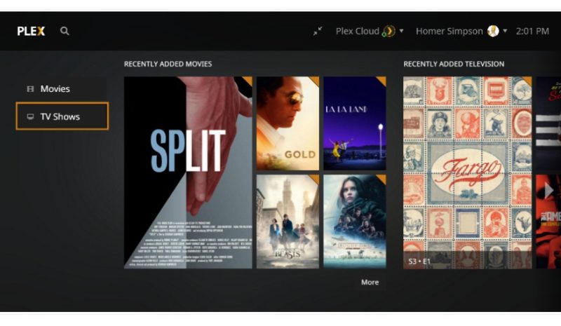 Plex Media Player Screenshot 1