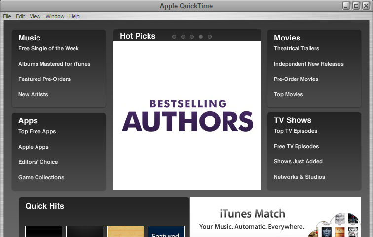 QuickTime Player Screenshot 1