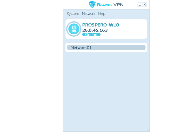 Radmin VPN Screenshot