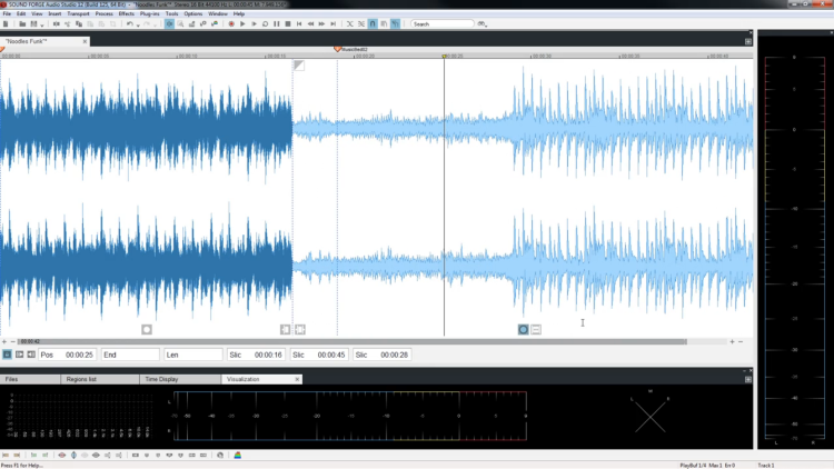 SOUND FORGE Audio Studio Screenshot