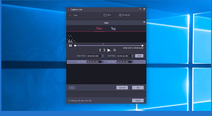 TunesKit Audio Capture Screenshot