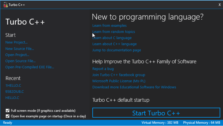 Turbo C 64 Bit Download For Windows 10 Pc Laptop 21