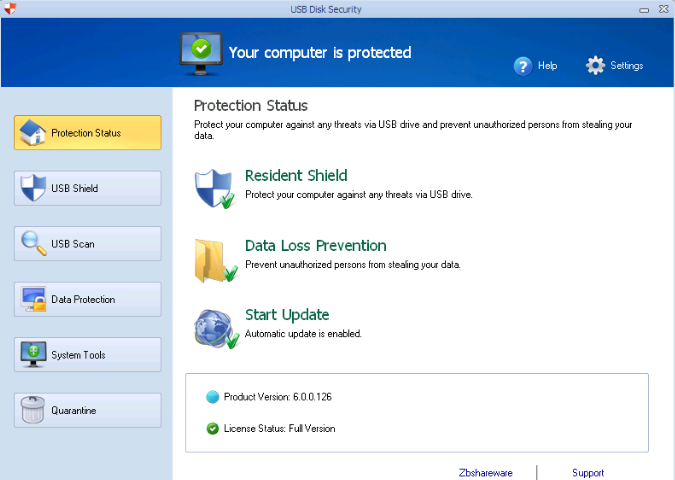 USB Disk Security Screenshot