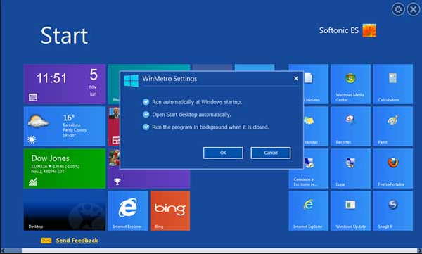 WinMetro Screenshot for Windows11