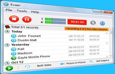Evaer video recorder for Skype Review