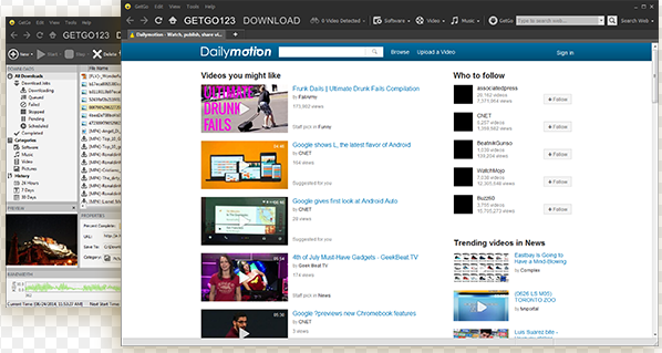 GetGo Download Manager Screenshot for Windows11