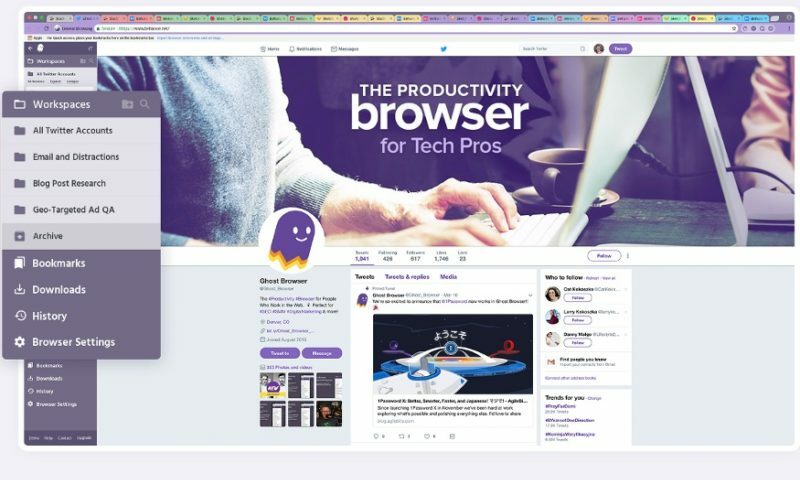 Ghost Browser Screenshot