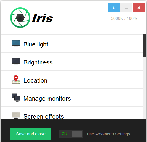 Iris Screenshot