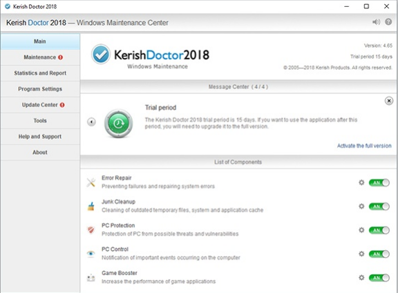 Kerish Doctor Screenshot 1