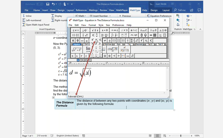 MathType Screenshot 1