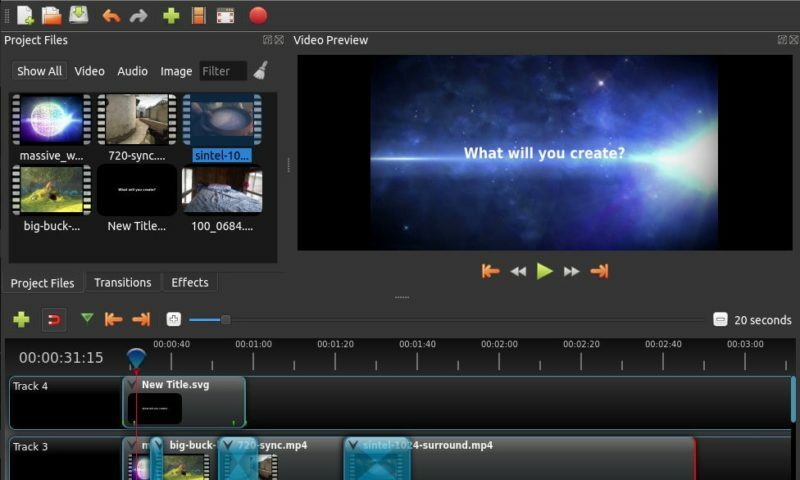 OpenShot Video Editor Screenshot 1