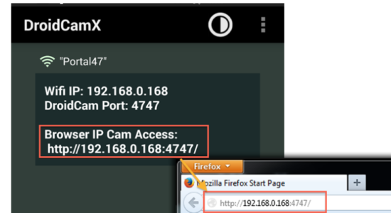 Screenshot 2 for DroidCam PC Client