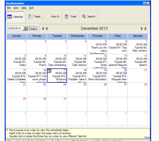 StarReminder Screenshot 1 StarReminder Screenshot