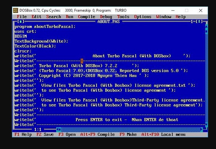 Turbo Pascal instal the new version for ipod