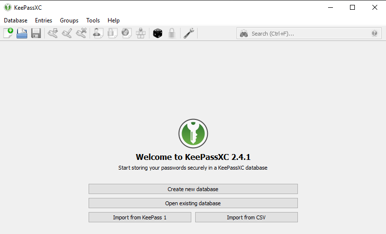 KeePassXC Screenshot 1