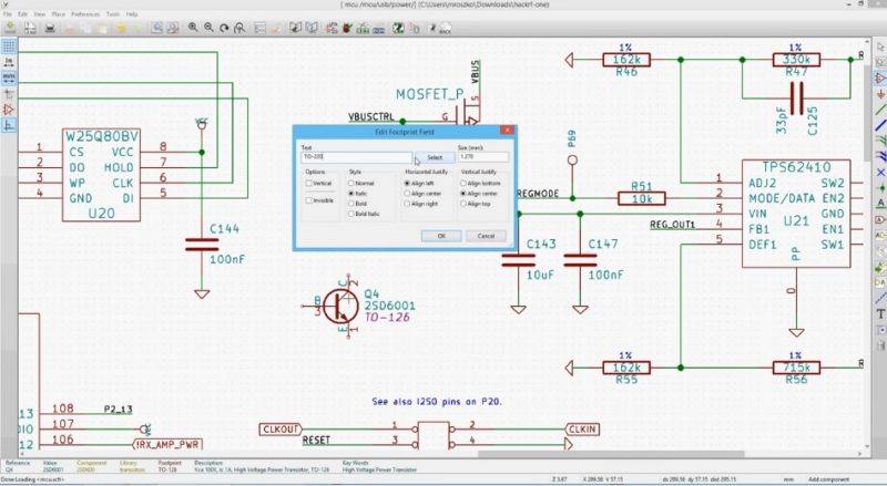 KiCad Screenshot 1