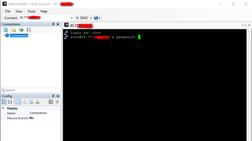 mRemoteNG SSH